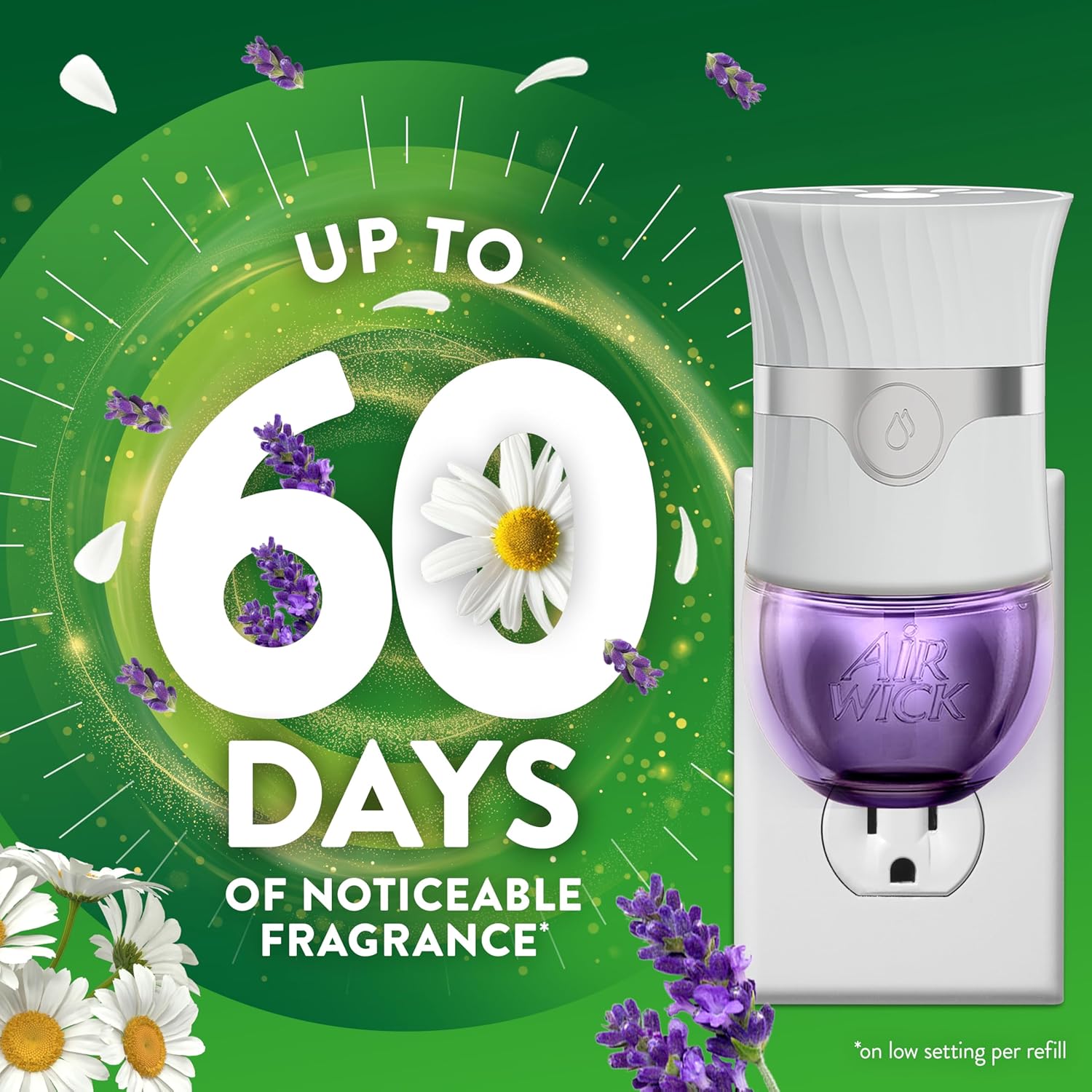 Air Wick Plug in Scented Oil Refill, 10ct, Lavender & Chamomile, Air Freshener, Essential Oils, Eco Friendly - Image 2