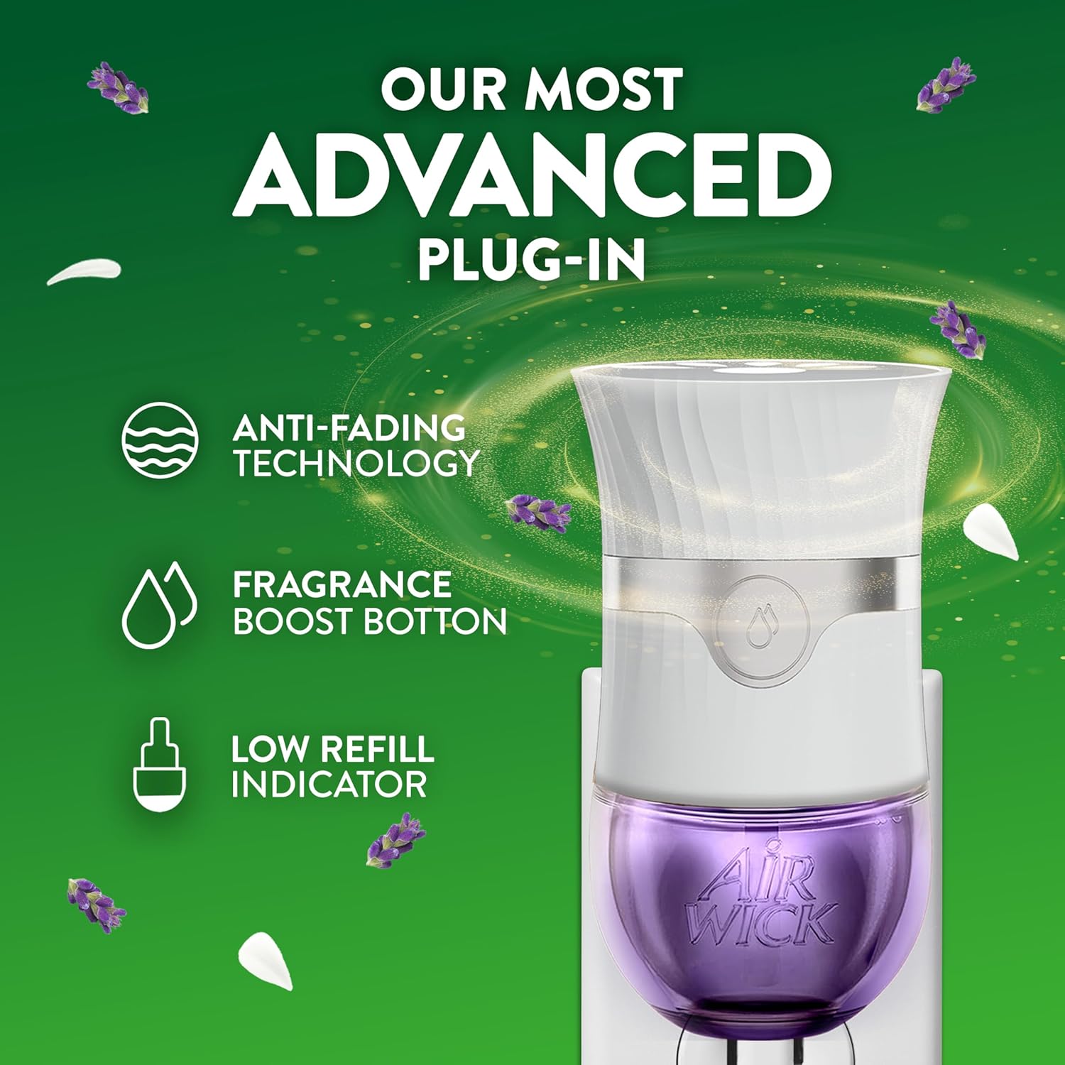 Air Wick Plug in Scented Oil Refill, 10ct, Lavender & Chamomile, Air Freshener, Essential Oils, Eco Friendly - Image 9