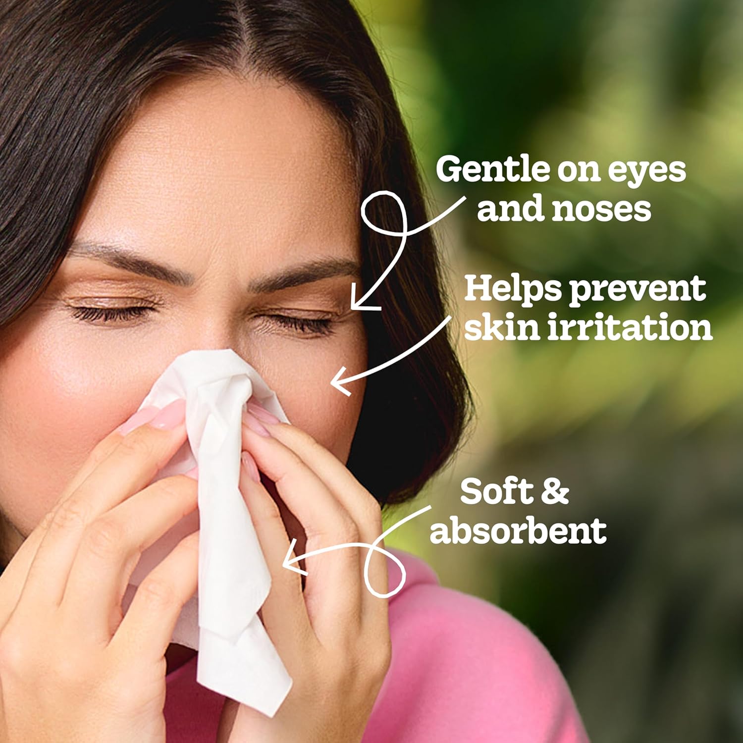 Kleenex Ultra Soft Facial Tissues, 8 Cube Boxes, 80 Tissues per Box, 3-Ply, Packaging May Vary - Image 3