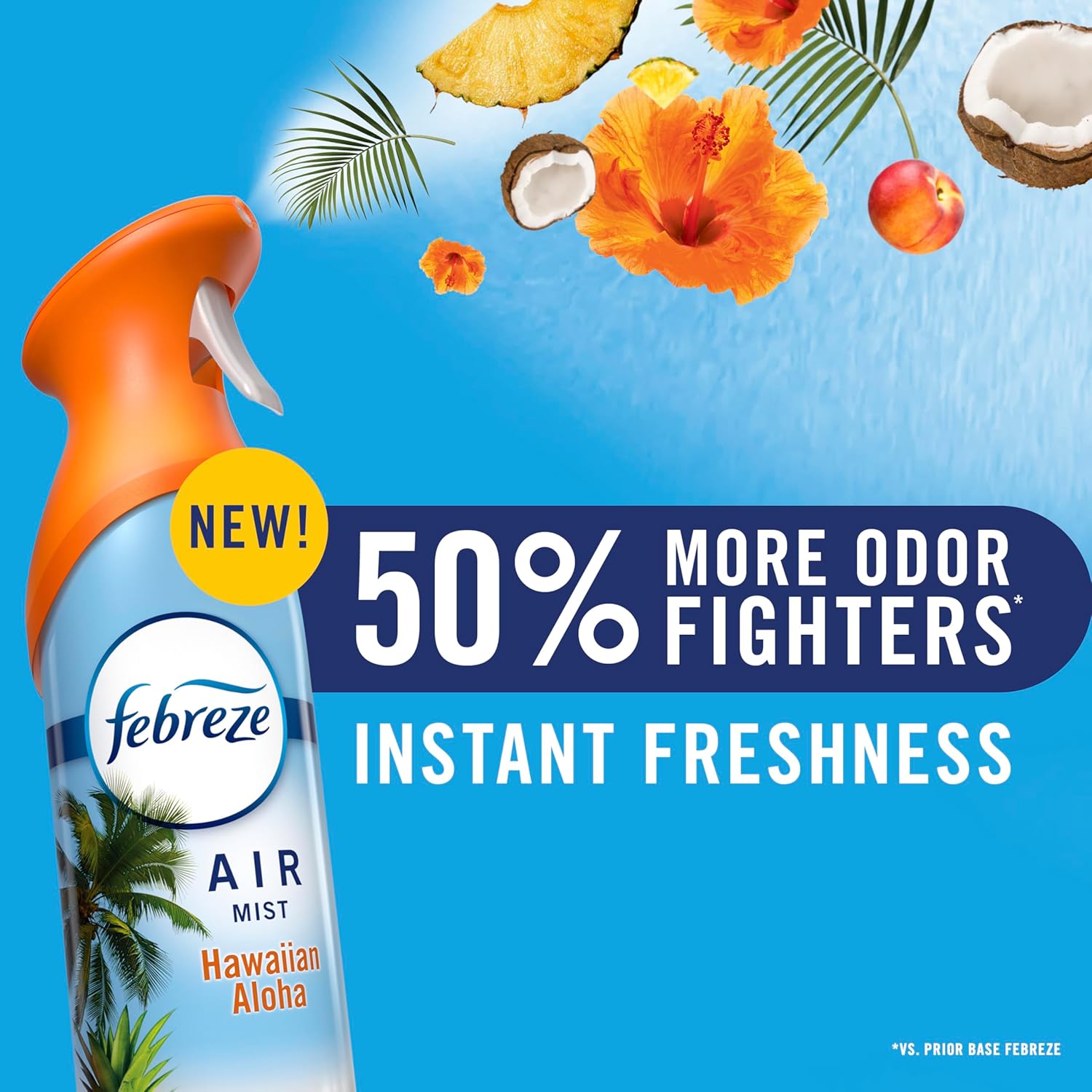 Febreze Air Mist, Luxe Air Freshener Spray, Odor Fighting Room Spray, Deodorizer for Home Bathroom Kitchen Office Apartment Dorm Room Classroom, Ocean Scent, 8.1oz (Pack of 3) - Image 2