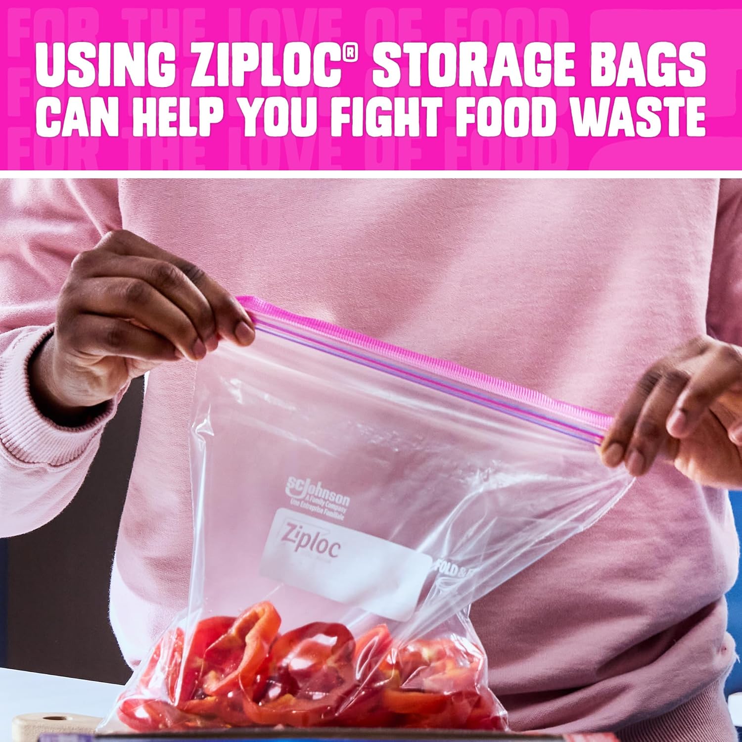 Ziploc 2 Gallon Food Storage Bags, Grip 'n Seal Technology for Easier Grip, Open, and Close, 36 Bags Total - Image 5