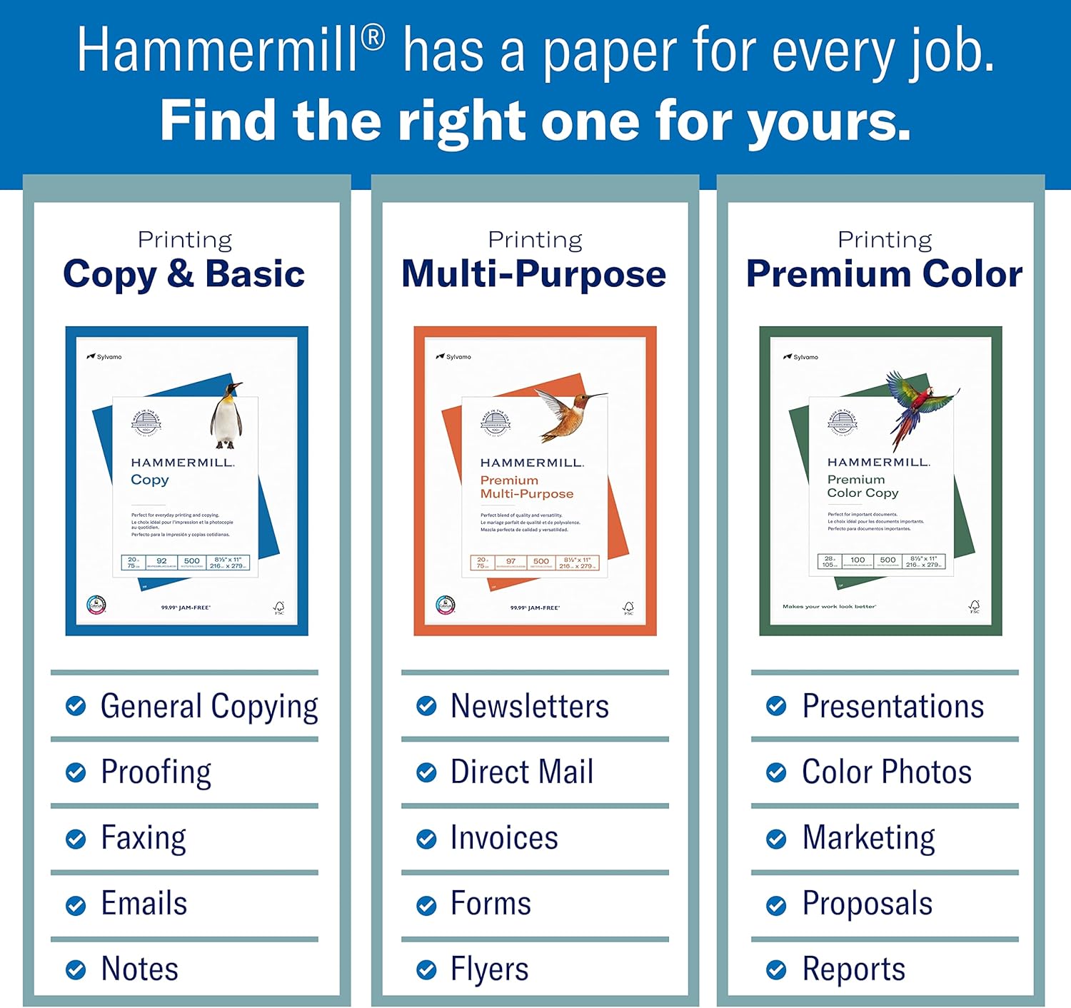 Hammermill Printer Paper, Great White 30% Recycled Paper, 8.5 x 11-1 Ream (500 Sheets) - 92 Bright, Made in the USA, 086710 - Image 3