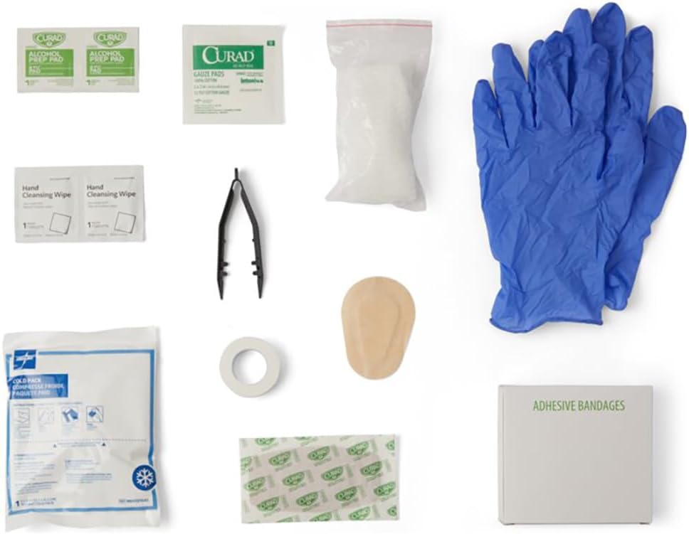 CURAD 175-Piece Complete First Aid Kit in Reusable Case, One - Image 3