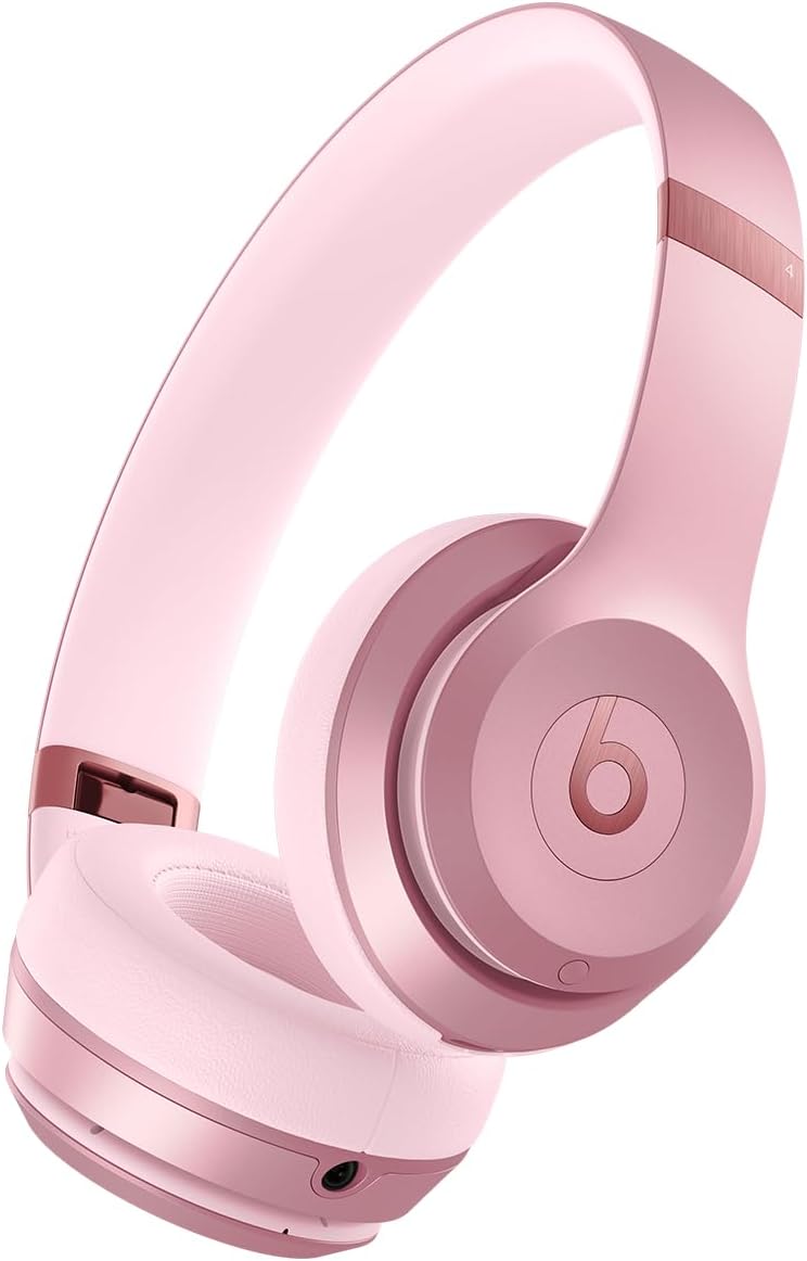 Beats Solo 4 – Wireless On-Ear Bluetooth Headphones, Up to 50-Hour Battery Life, Ultra-Lightweight Comfort, Powerful and Balanced Sound, Apple & Android Compatible – Amazon Exclusive Metallic Pink Beats Solo 4 – Wireless On-Ear Bluetooth Headphones, Up to 50-Hour Battery Life, Ultra-Lightweight Comfort, Powerful and Balanced Sound, Apple & Android Compatible – Amazon Exclusive Metallic Pink