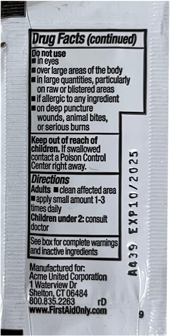 First Aid Only 6060 All-Purpose 10-Person Emergency First Aid Kit for Business, Worksite, Home, and Car, 57 Pieces - Image 10