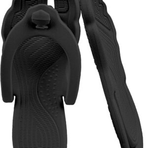 ZOORON Flip Flops for Women Men Travel Slippers Shower Shoes Foldable Bathroom Camp Beach Sandals Lightweight Non-Slip Quick Dry