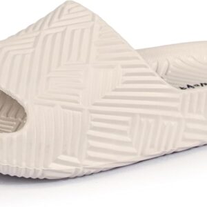 Weweya Slides for Women and Men – Bathroom Shower Shoes – Non Slip House Slippers – Lightweight Beach Sandals