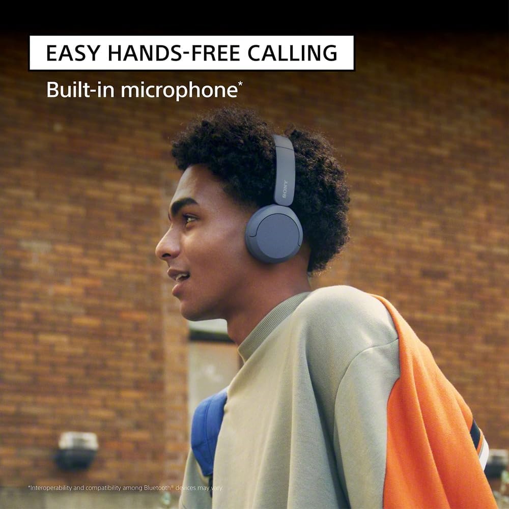 Sony WH-CH520 Wireless Headphones Bluetooth On-Ear Headset with Microphone and up to 50 Hours Battery Life with Quick Charging, Cappuccino - Image 4