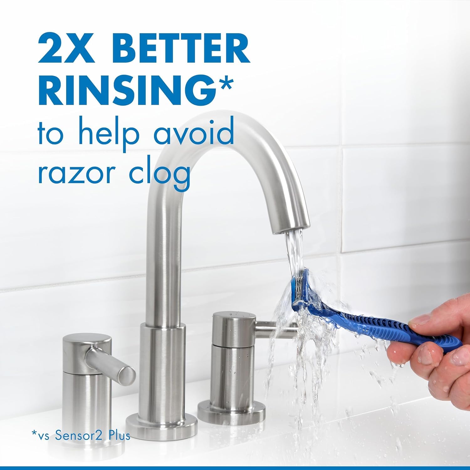 Gillette Sensor3 Comfort Disposable Razors for Men, 8 Count, Lubrastrip Glides Easily Over Your Skin - Image 7
