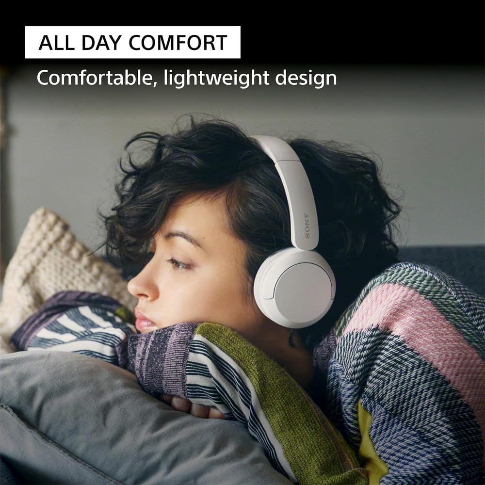 Sony WH-CH520 Wireless Headphones Bluetooth On-Ear Headset with Microphone and up to 50 Hours Battery Life with Quick Charging, Cappuccino - Image 3