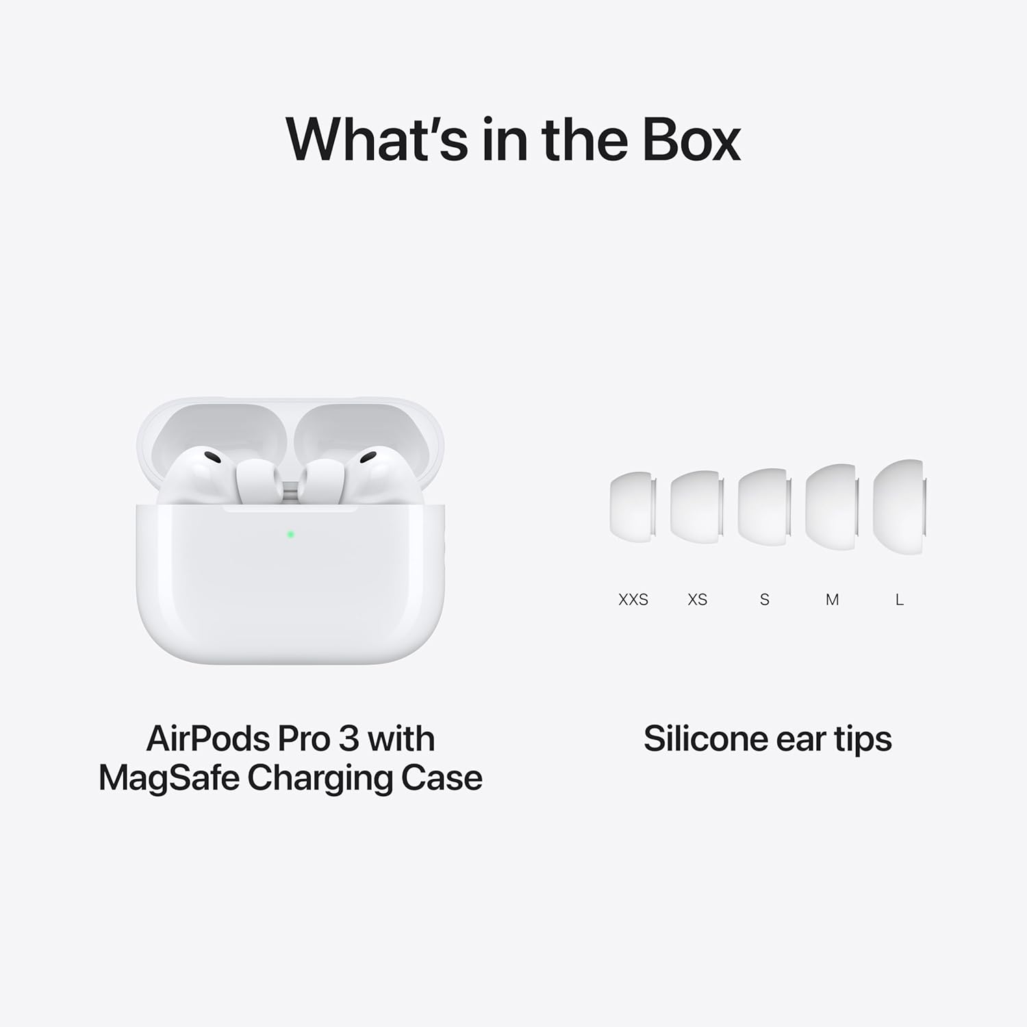Apple AirPods Pro 3 Wireless Earbuds, Active Noise Cancellation, Live Translation, Heart Rate Sensing, Hearing Aid Feature, Bluetooth Headphones, Spatial Audio, High-Fidelity Sound, USB-C Charging - Image 6