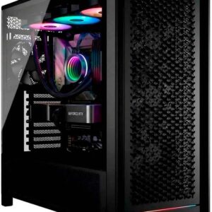 Adamant Custom 64-Core Liquid Cooled Workstation Computer PC AMD Threadripper PRO 9985WX 3.2GHz TRX50 AERO 512GB DDR5 RAM ECC Registered 8TB NVMe GEN4 SSD 8TB HDD 1200W RTX 6000 Blackwell 96GB