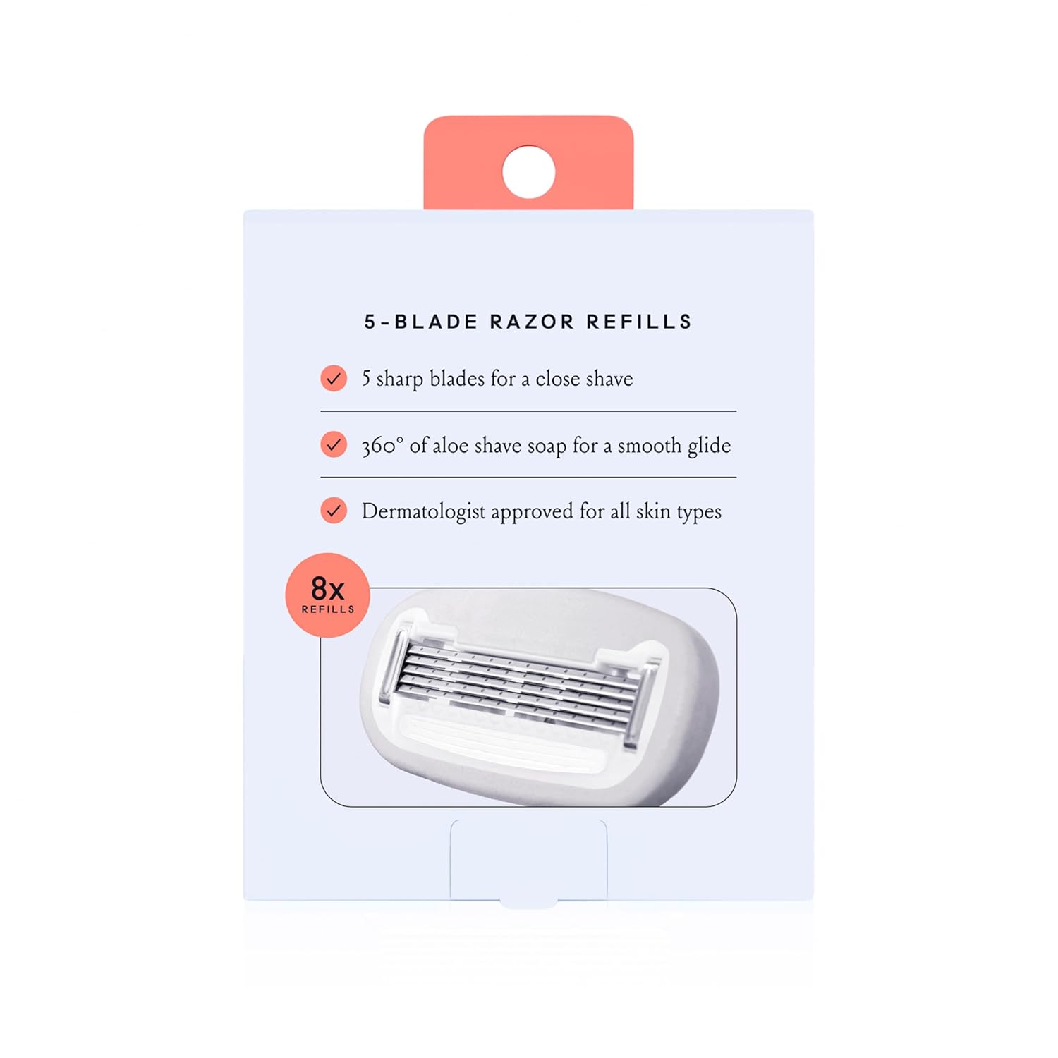 Billie Women’s Razor Refill Blades 5-Blade Cartridges - 8 count - Image 8