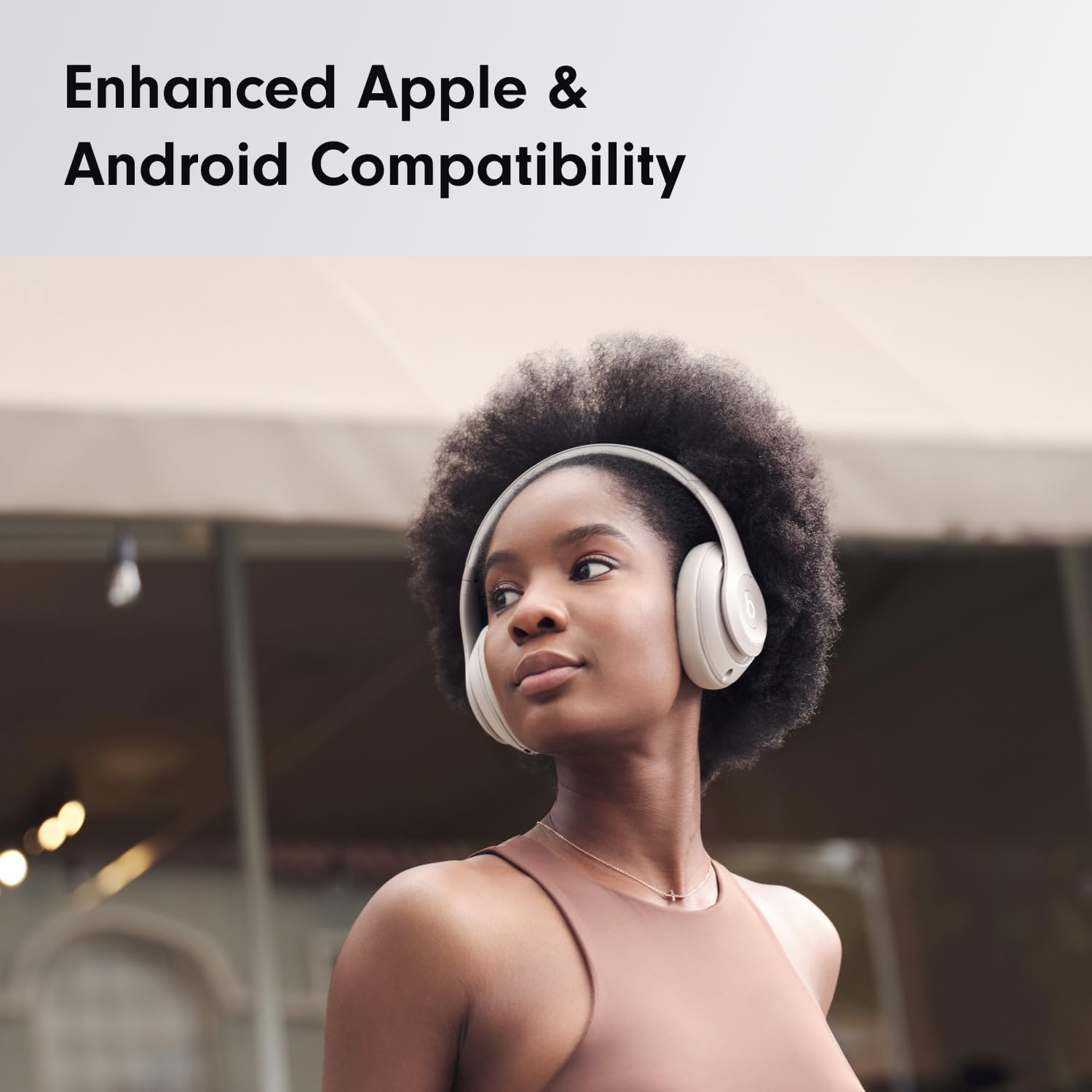 Beats Studio Pro Premium Wireless Over-Ear Headphones- Up to 40-Hour Battery Life, Active Noise Cancelling, Great for Travel & Commuting, USB-C Lossless Audio, Apple & Android Compatible - Sandstone - Image 6