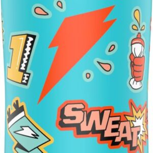 Gatorade Kids’ Rookie Metal Water Bottle, 12oz, Stainless Steel Bottle, Double-Wall Insulation, Vacuum Insulated, Thermo Mug