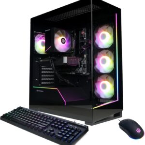 CyberPowerPC Gamer Master Gaming PC, AMD Ryzen 7 8700F 4.1GHz, GeForce RTX 5060 Ti 8GB, 16GB DDR5, 1TB PCIe 4.0 SSD, WiFi Ready & Windows 11 Home (GMA2900A3)