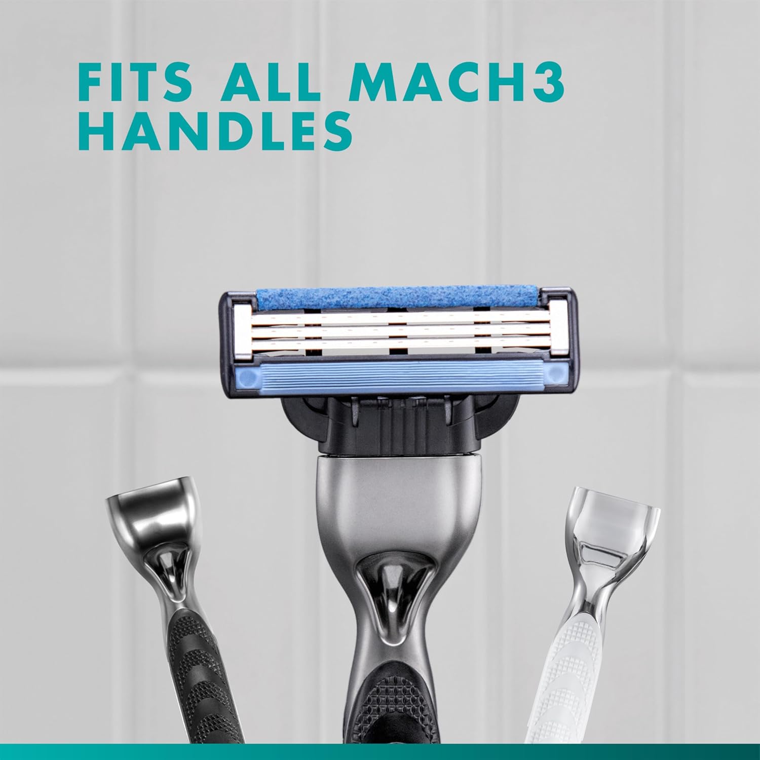 Gillette Mach3 Razor Blades for Men, 3-Blade Razor Refills, 15 Count - Image 6