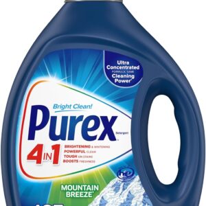 Purex Fresh Mountain Breeze Liquid Detergent – 82.5 fl oz, 165 Loads, Ultra-Concentrated