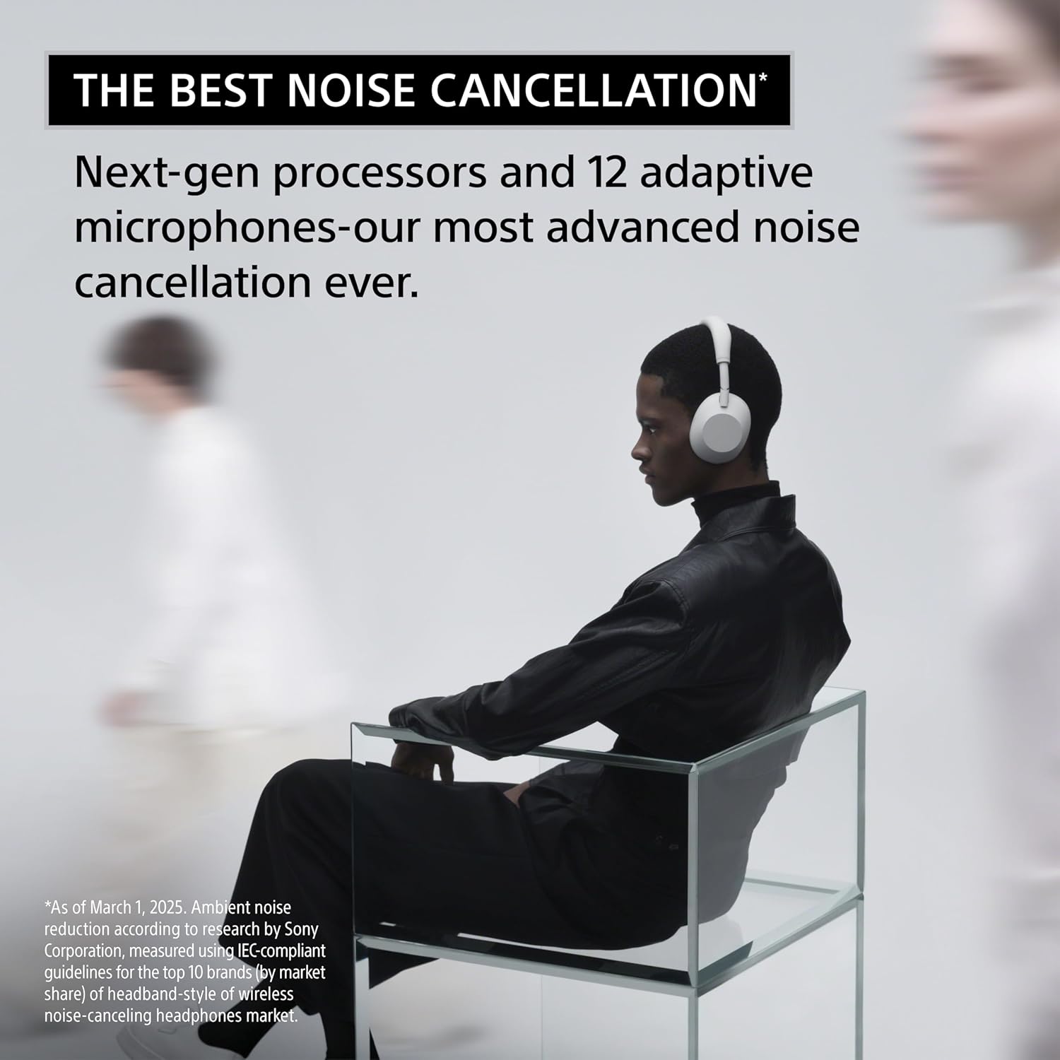 Sony WH-1000XM6 The Best Noise Canceling Wireless Headphones, HD NC Processor QN3, 12 Microphones, Adaptive NC Optimizer, Mastered by Engineers, Studio-Quality, 30-Hour Battery, Midnight Blue - Image 3