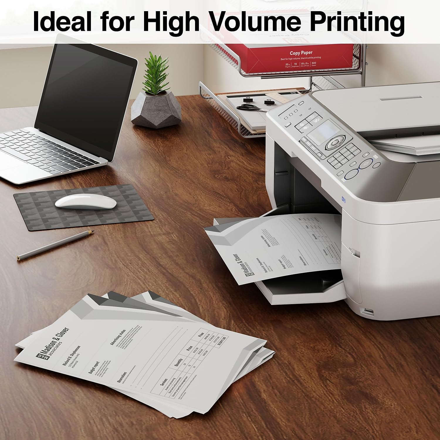 Staples TRU RED Copy & Printer Paper, 8.5 x 11, 20 lb, 92 Bright, 5,000 Sheets/Carton, White Letter Size Paper for Office, School & Home - Image 5