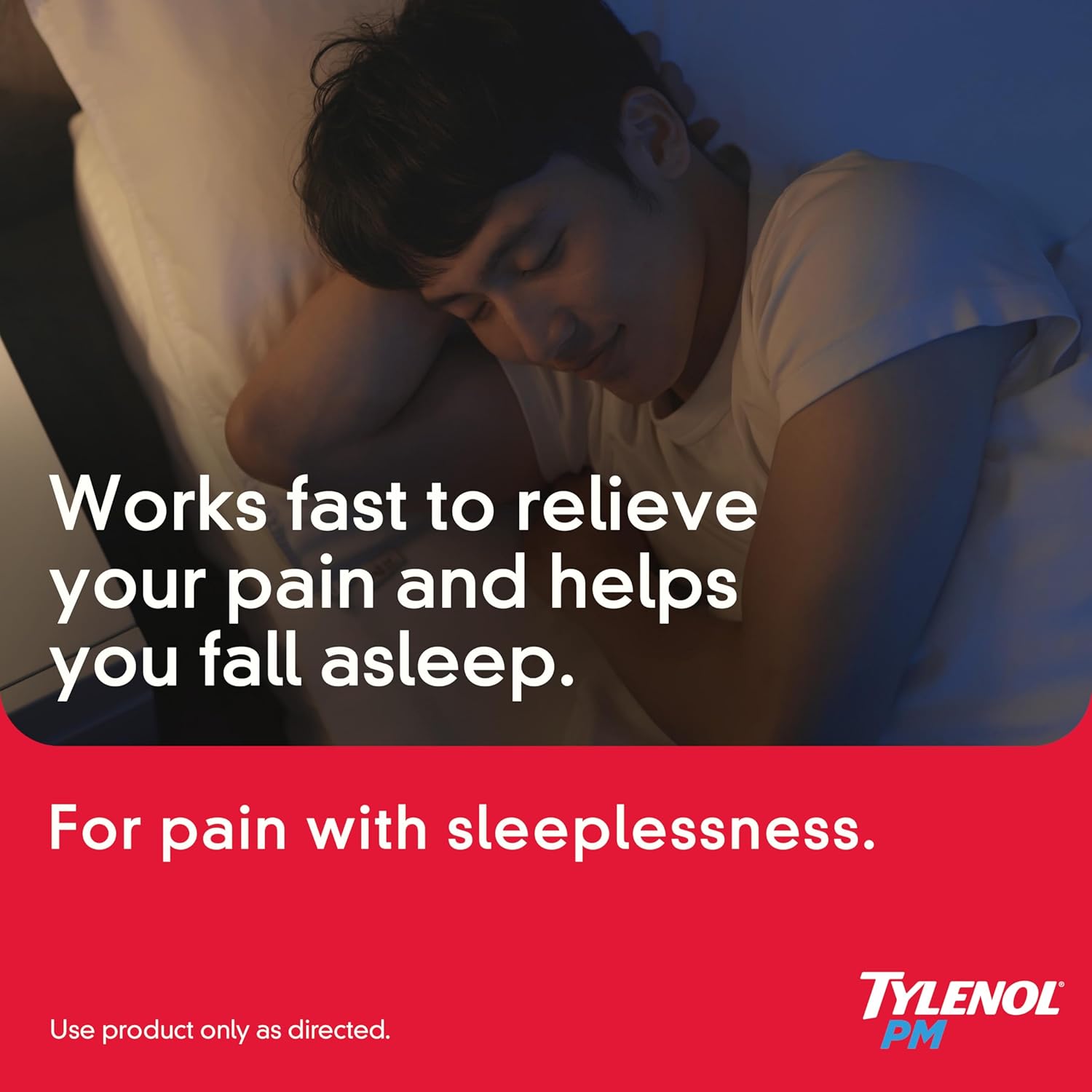 Tylenol PM Extra Strength Nighttime Pain Reliever & Sleep Aid Caplets, 500 mg Acetaminophen & 25 mg Diphenhydramine HCl, Relief for Nighttime Aches & Pains, Non-Habit Forming, 150 ct - Image 5