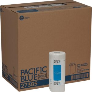 Georgia-Pacific Pacific Blue Select 2-Ply Perforated Roll Paper Towel, White, 85 Sheets Per Roll, 30 Rolls Per Case, 27385