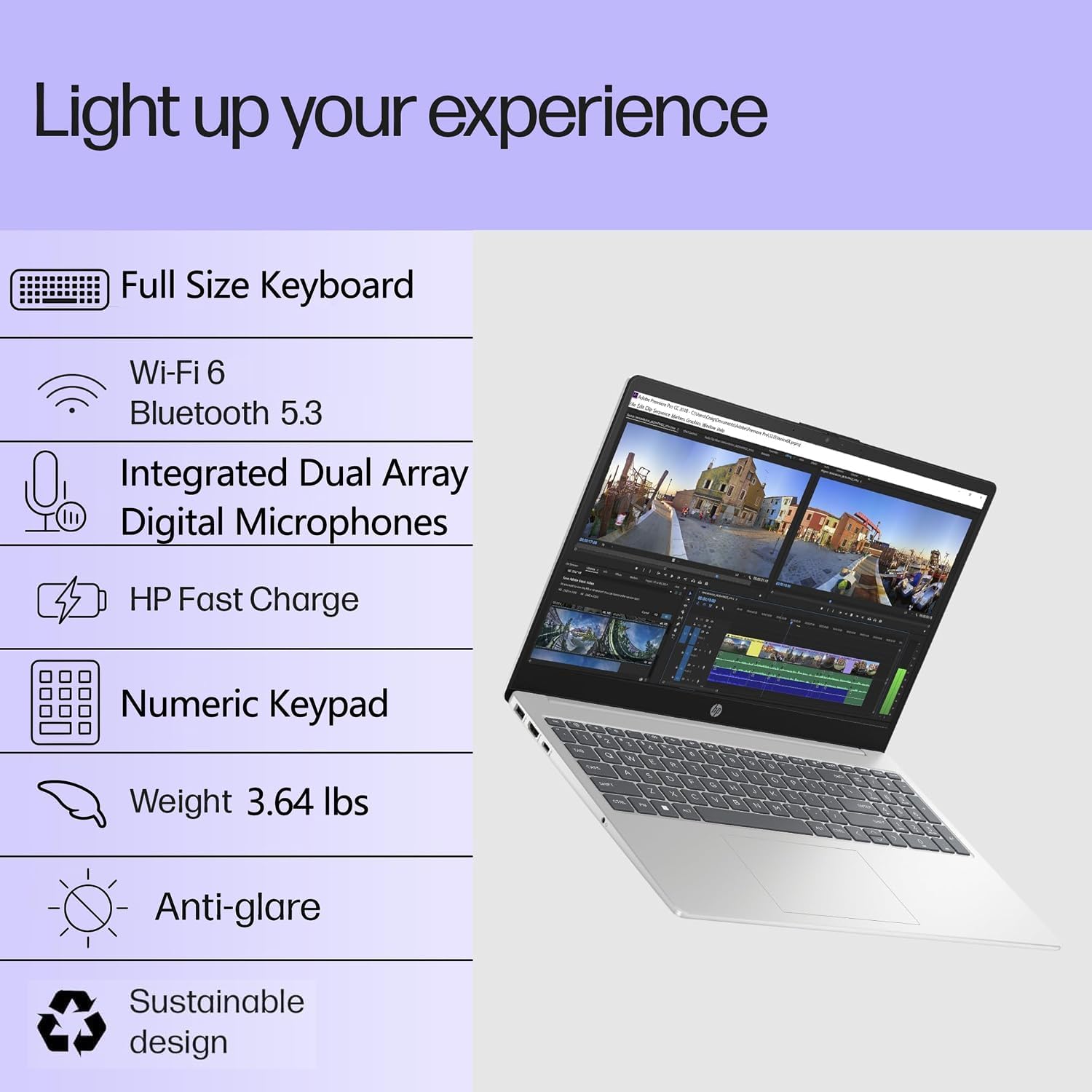 HP Pavilion 15.6 Laptop Computer for Daily Work & Student Home Study, Lifetime Office 365, Intel N100, 8GB RAM, 256GB SSD, Fast Charging, Long Battery Life, Windows 11 Home - Image 4