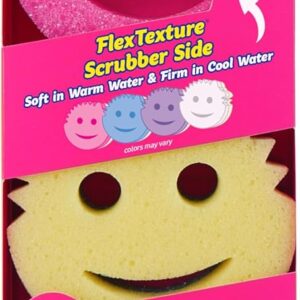 Scrub Mommy Kitchen Sponges – Dual-Sided Dish Sponges for Scrubbing – Non-Scratch Cleaning Sponges for Washing Dishes, Bathroom & Multi-Surface Cleaning – Online Exclusive (3 Count)