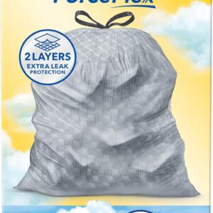 Glad ForceFlex Tall Kitchen Trash Bags, 13 Gallon, Gain Fresh Clean, 40 Count (Package May Vary)