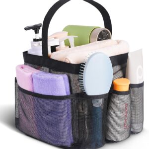 EUDELE Mesh Shower Caddy Portable for College Dorm Room Essentials, Shower Caddy Dorm with 8-Pocket Large Capacity for Beach, Swimming, Gym, Travel essentials