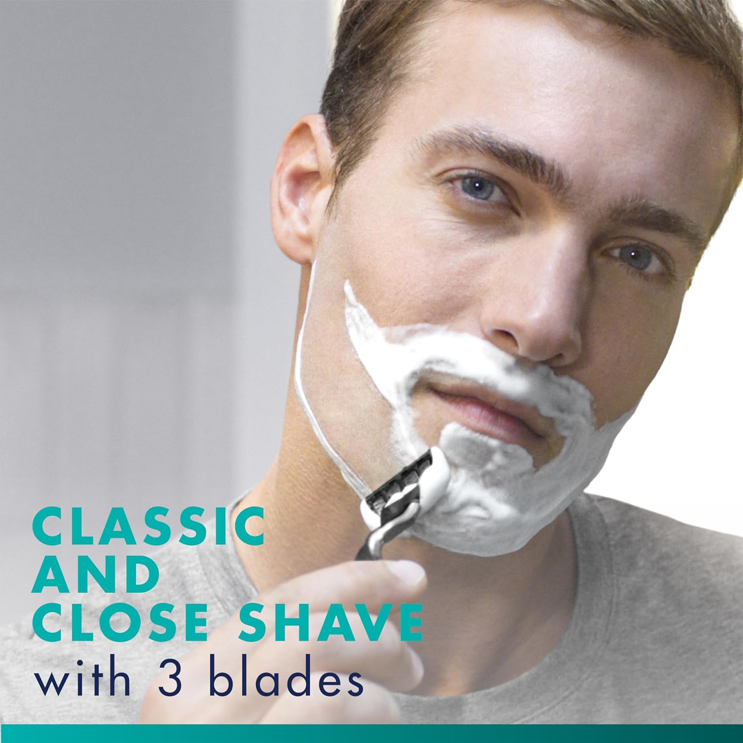 Gillette Mach3 Razor Blades for Men, 3-Blade Razor Refills, 15 Count - Image 7