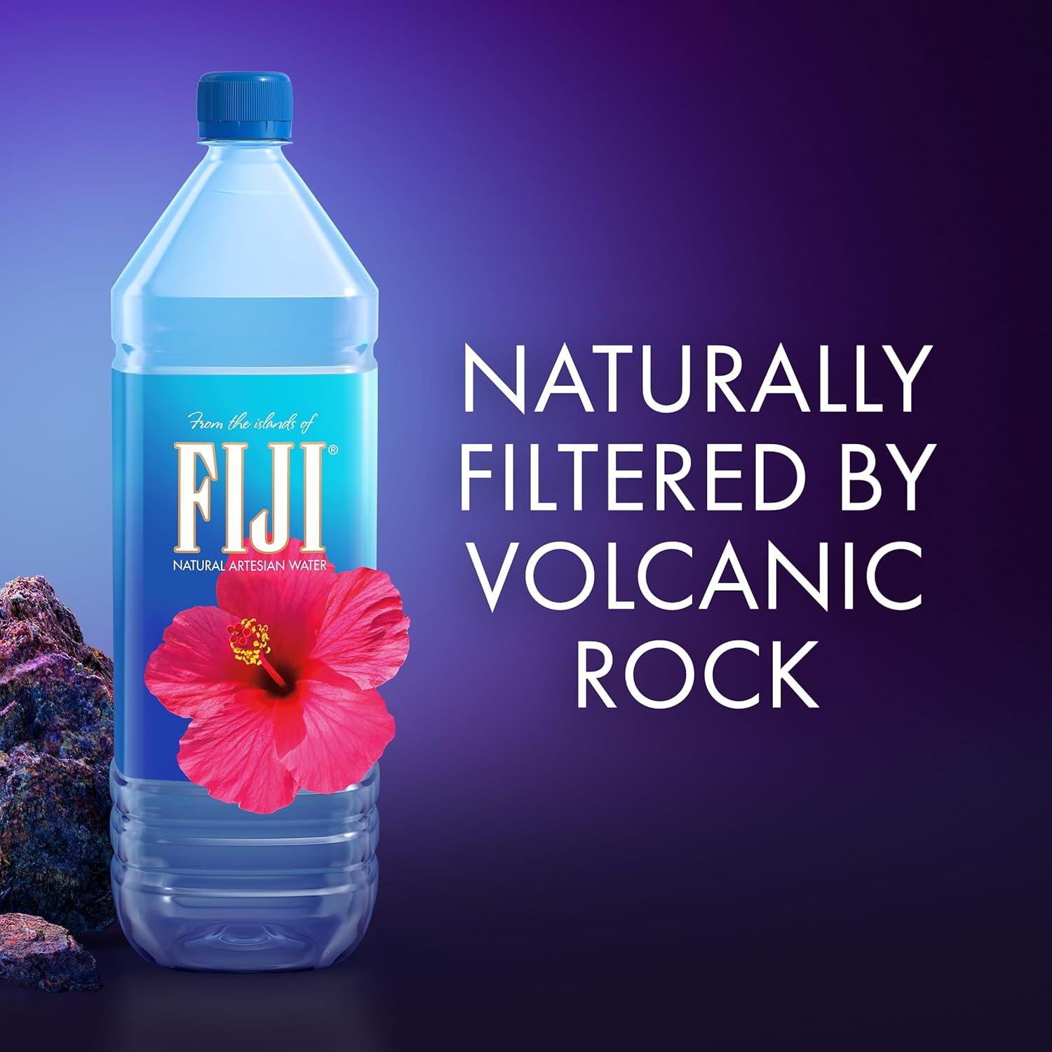 FIJI Natural Artesian Bottled Water 1.5 Liters / 50.7 Fl Ounce (Pack of 12) - 100% Natural Electrolytes - Image 7