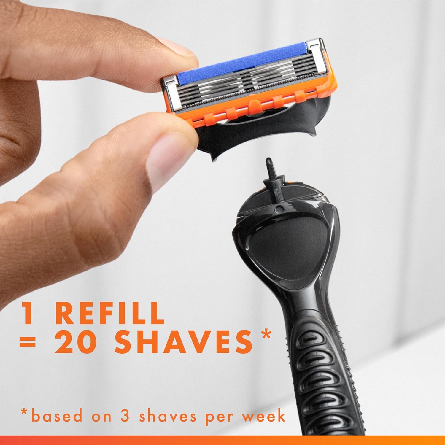 Gillette Fusion5 Power Razor Blade Refills for Men, 8 Count, with Precision Trimmer - Image 6