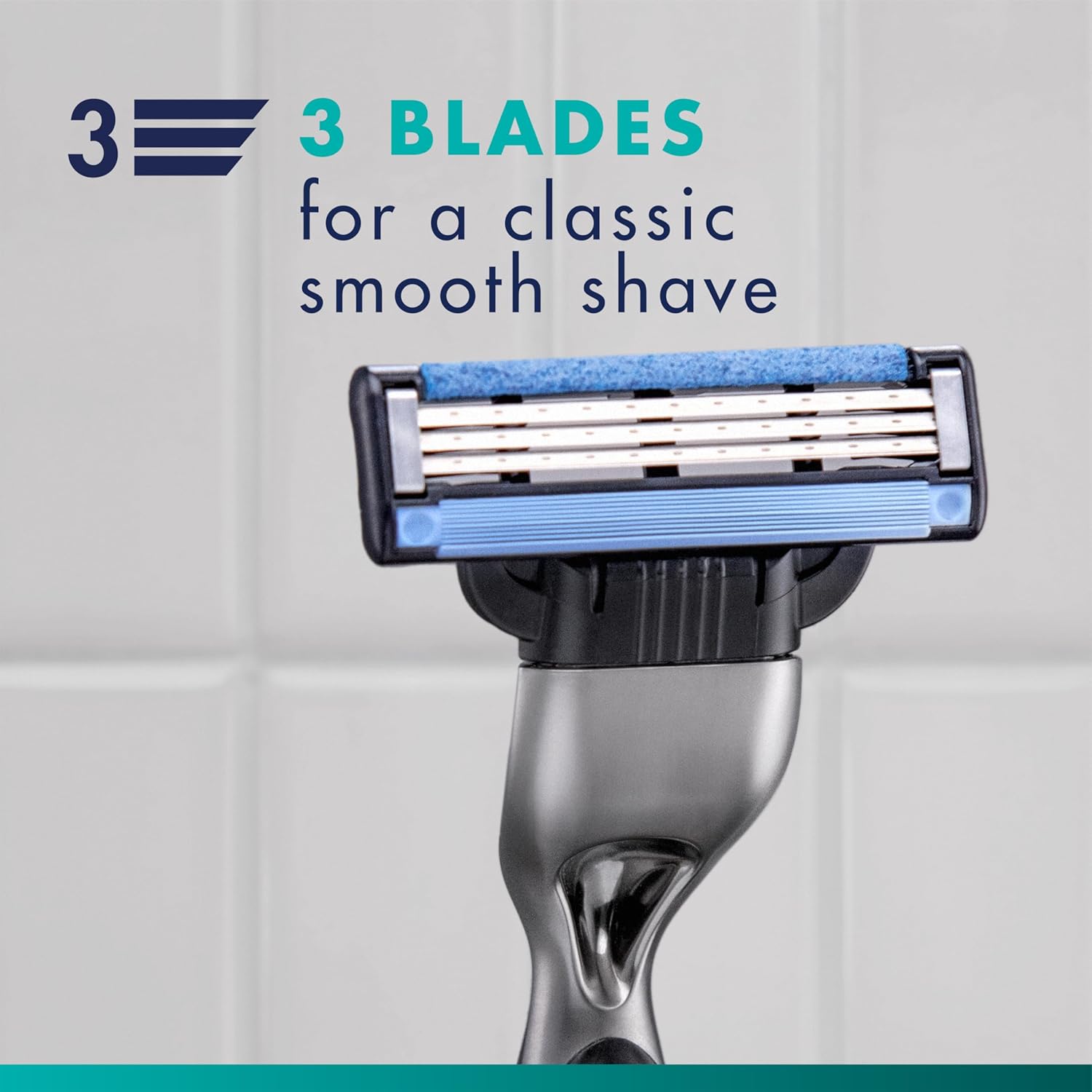Gillette Mach3 Razor Blades for Men, 3-Blade Razor Refills, 15 Count - Image 5