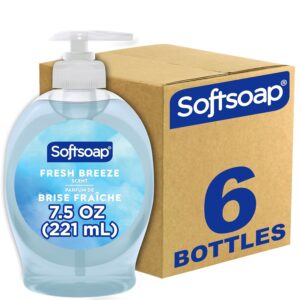 Softsoap Liquid Hand Soap, Fresh Breeze – 7.5 Fl Oz (Pack of 6)