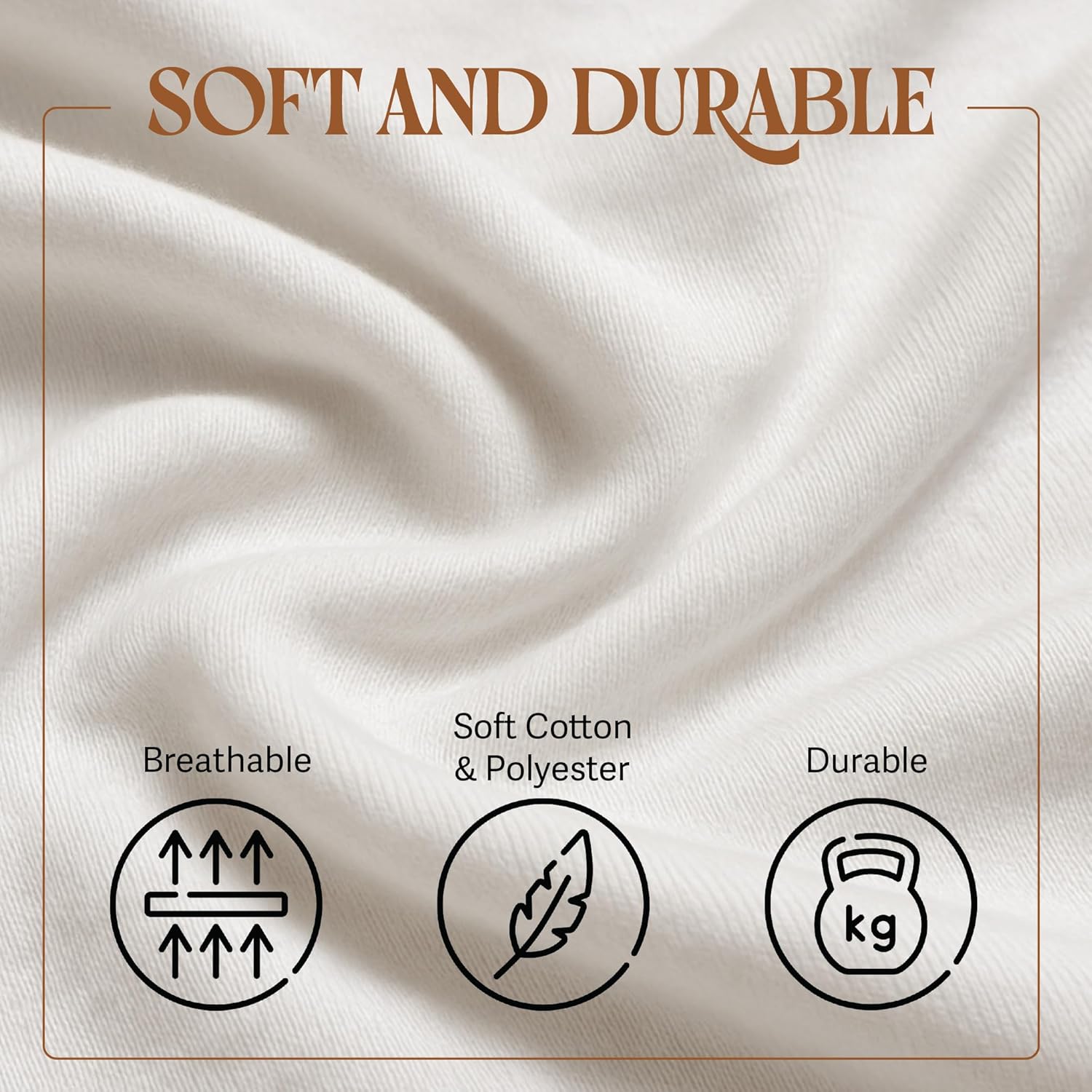 BLISSFORD - 2 Pack Fitted Hospital Bed Sheets with Elastic All Around for a Cotton Rich Soft Knitted Jersey Sheet, 36” x 84” x 12” - Image 4