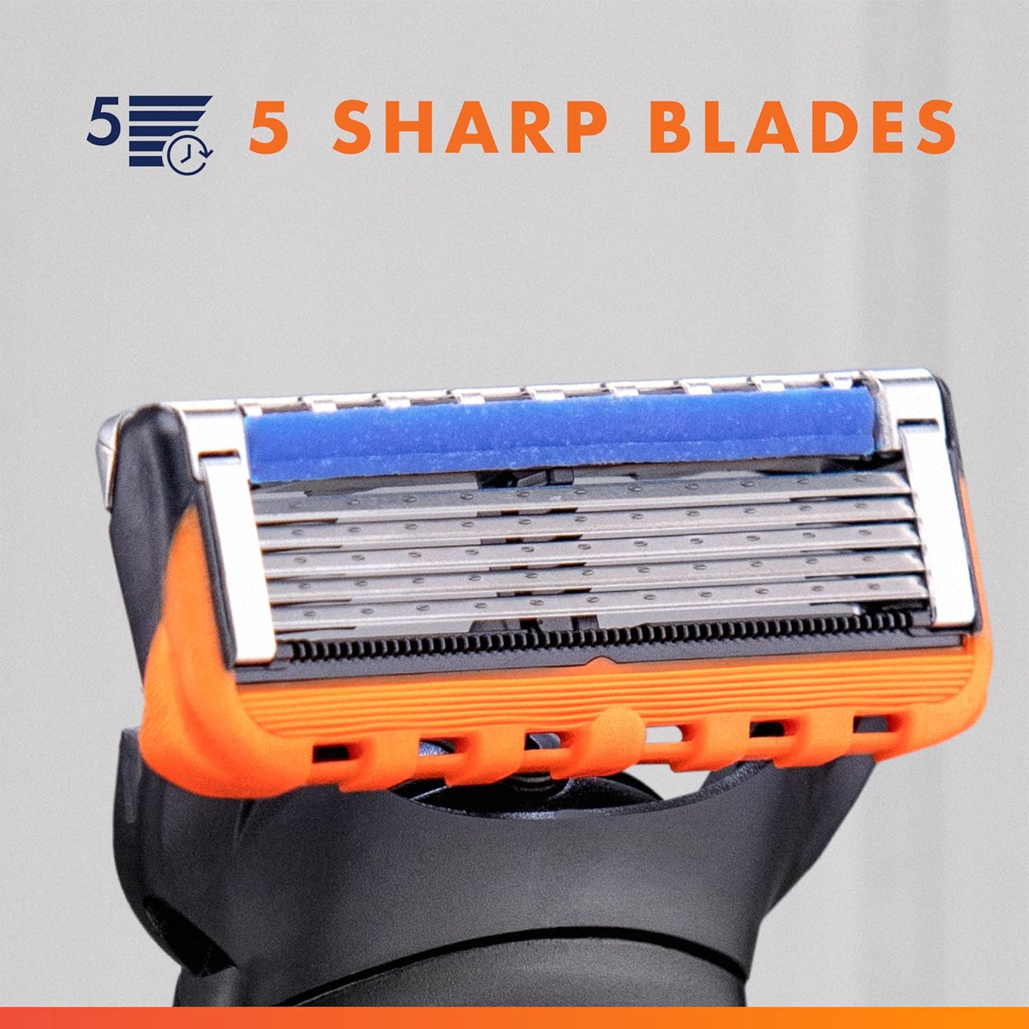 Gillette Fusion5 Power Razor Blade Refills for Men, 8 Count, with Precision Trimmer - Image 5