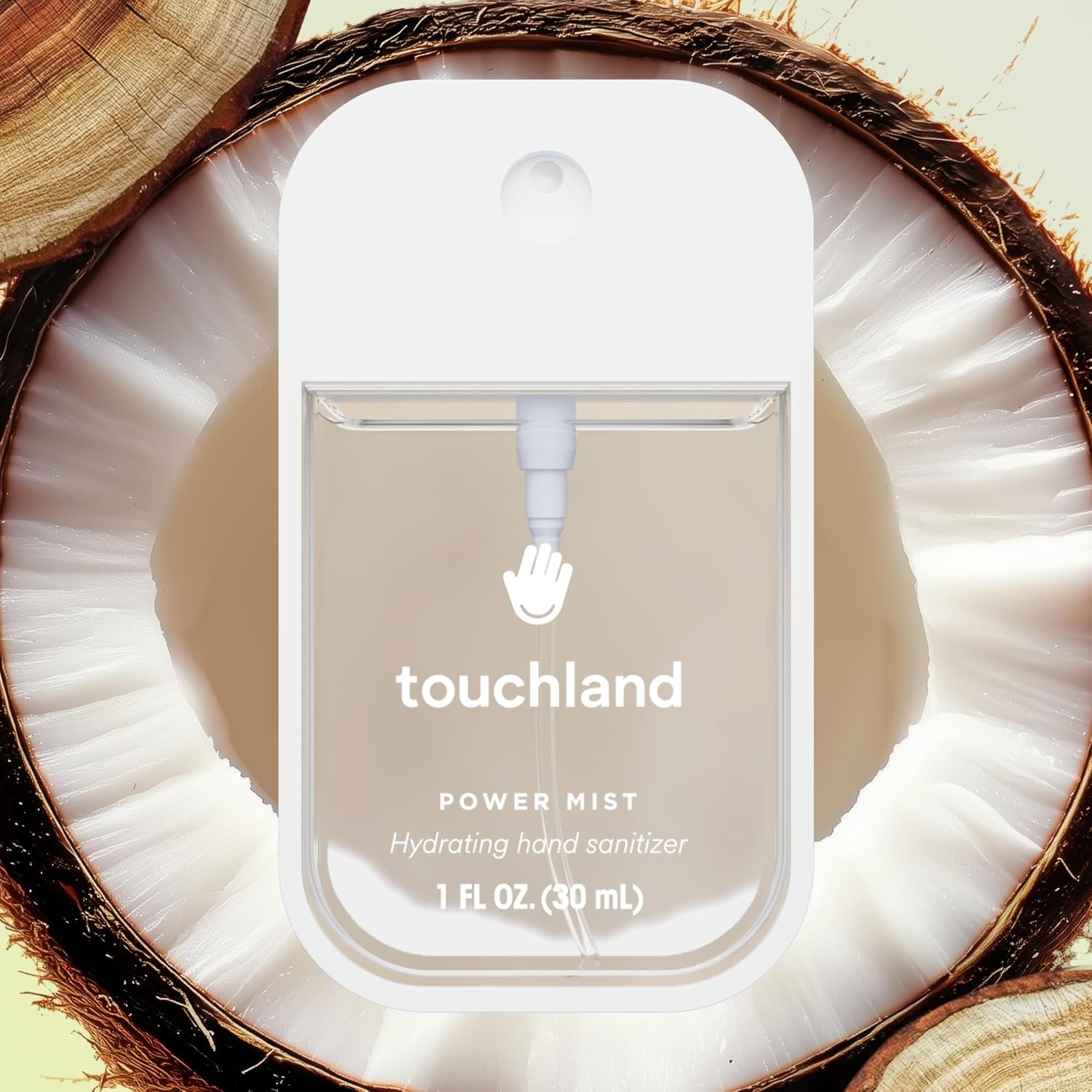 Touchland Hydrating Hand Sanitizer Spray – Beach Coco Trio Set, Dye Free – 3 x 1 FL OZ Travel Size Mists - Image 3