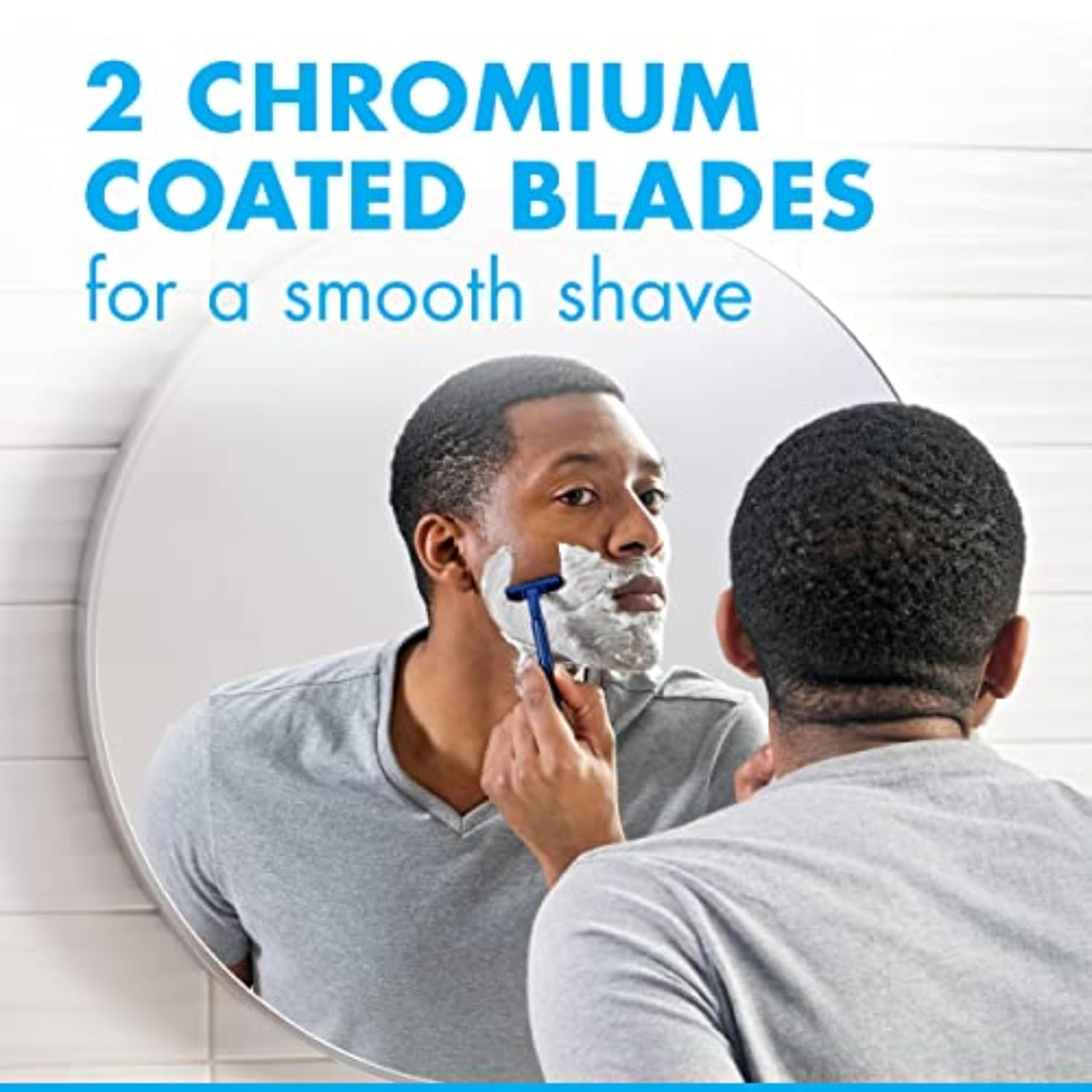 Gillette Sensor2 Disposable Razors for Men, Water Activated Lubrastrip to Help Avoid Skin Irritation, 18 count - Image 3