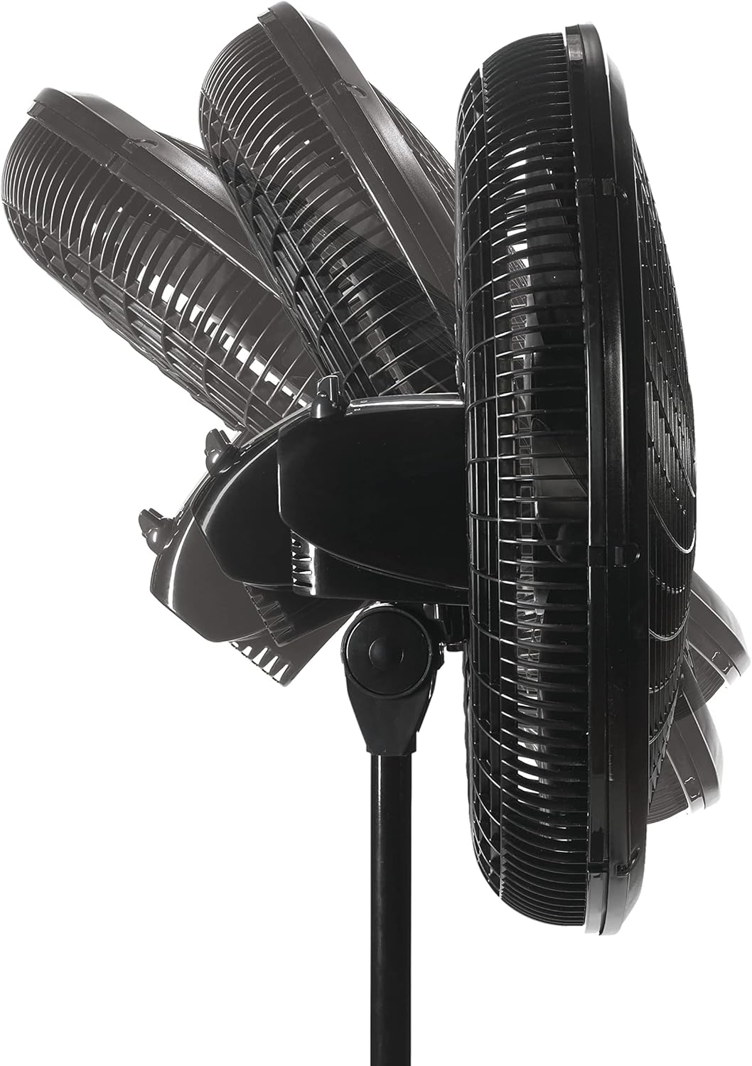 Lasko Pedestal Fan, Oscillating Fan for Bedroom with Adjustable Height and 3 Cooling Speeds, Portable, 18", Black, 1827 - Image 8