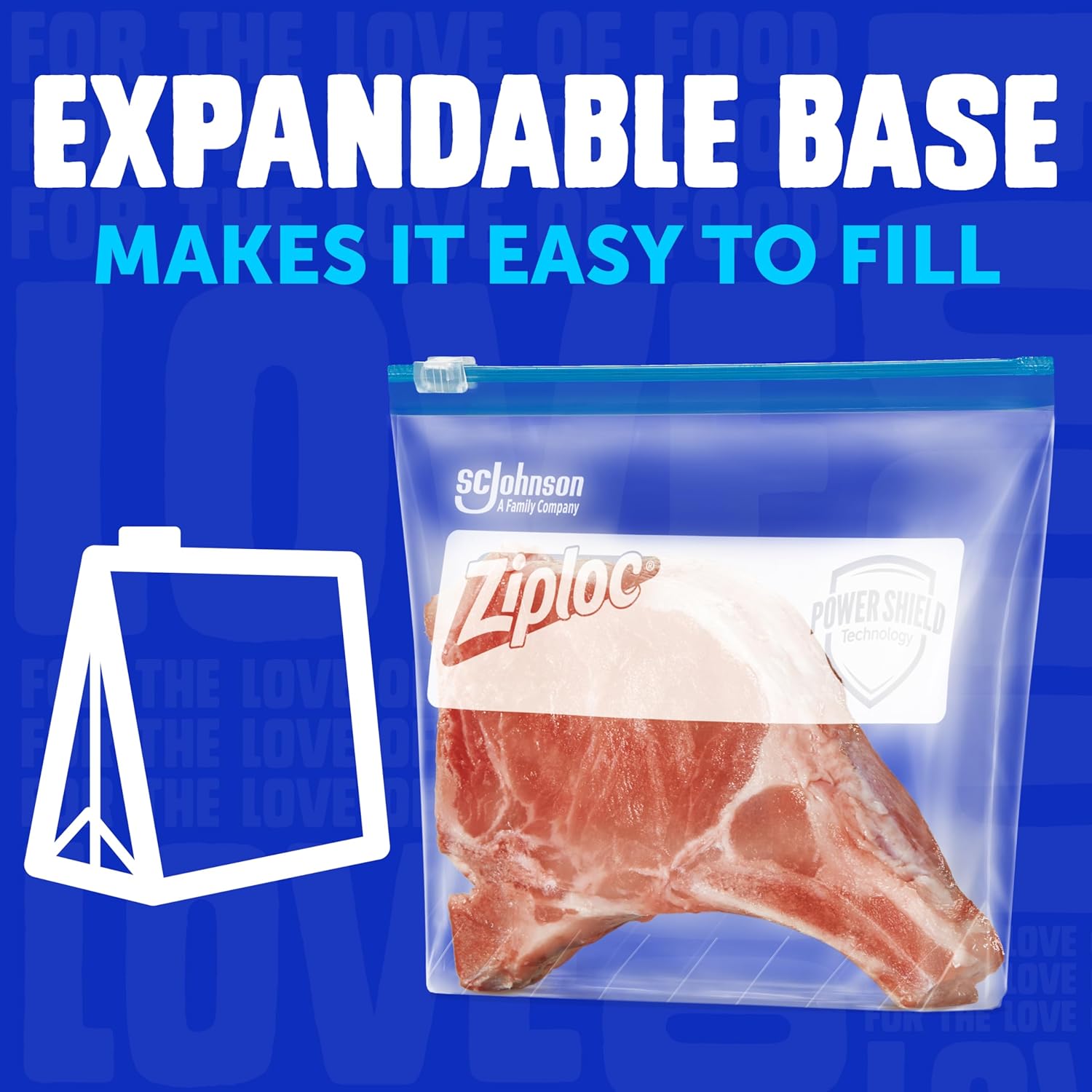 Ziploc Quart Food Storage Freezer Slider Bags, Power Shield Technology for More Durability, 136 Bags Total - Image 5