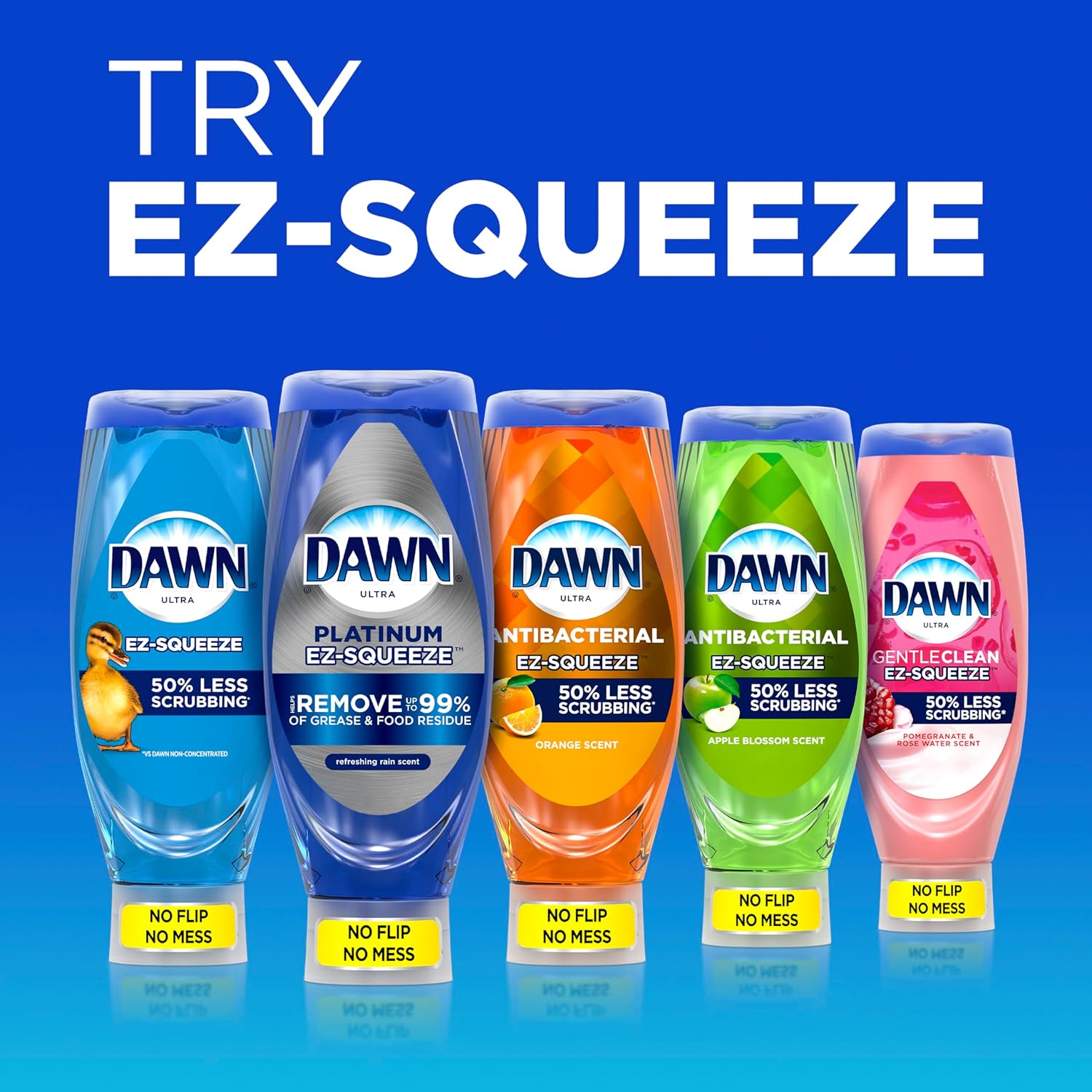 Dawn EZ-Squeeze Ultra Dish Soap, Dishwashing Liquid, Original, Dish Soap Refill, 22 fl oz - Image 8