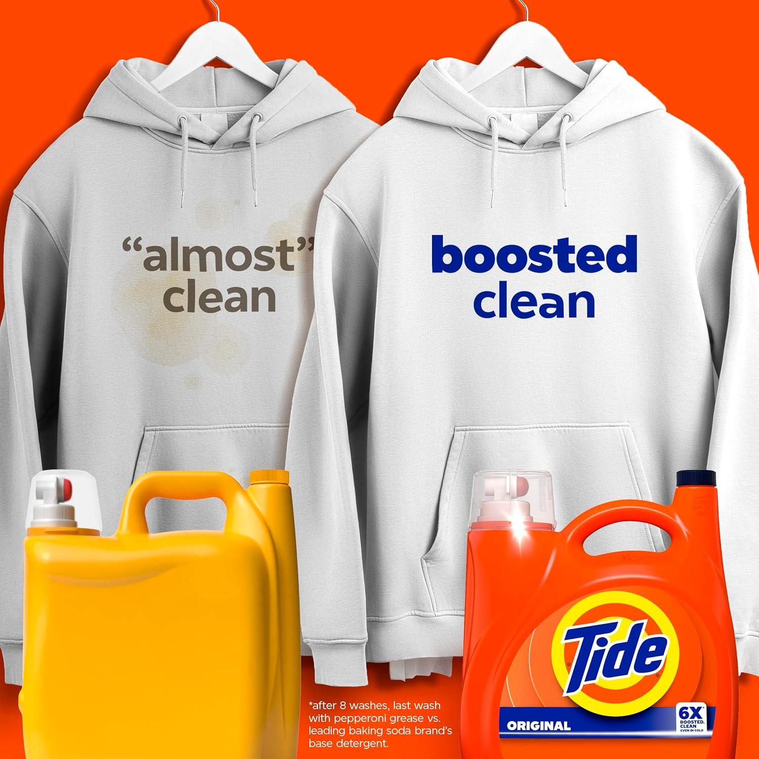 Tide Liquid Laundry Detergent, Original Scent, 126 Loads, 158 fl oz, Boosted Clean even in cold water, laundry soap, concentrated liquid detergent - Image 3
