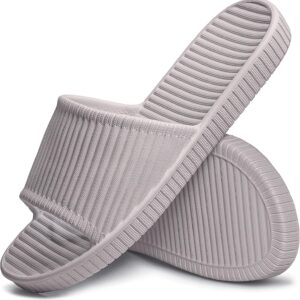 Happy Lily Shower Shoes, Women & Men’s Shower Slippers, Slides Sandals Pool Slides House Slippers Non-Slip Indoor Bathroom Shoes Beach Sandals