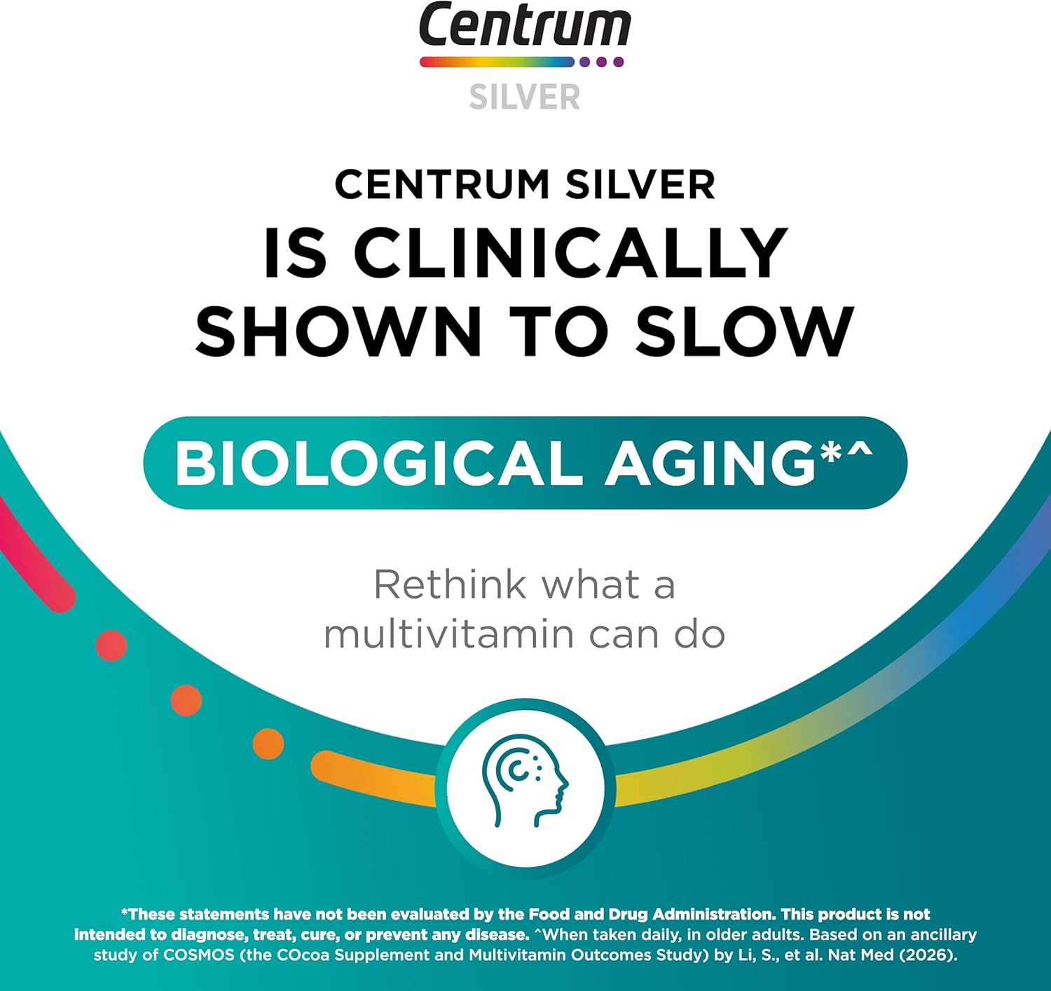 Centrum Minis Silver Multivitamin for Men 50 Plus, Multivitamin/Multimineral Supplement, Vitamin D3, B-Vitamins and Zinc, Non-GMO Ingredients, Supports Memory and Cognition in Older Adults - 280 Ct - Image 4