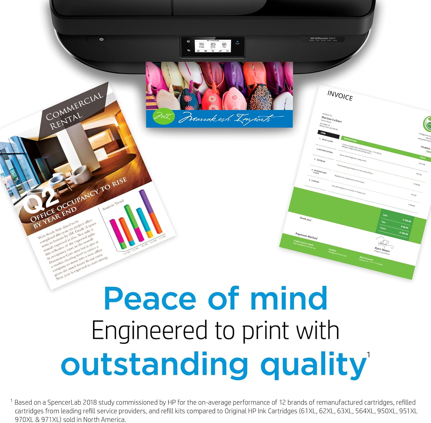 HP 64XL Black and 64XL Tri-Color Ink Cartridge 2 Pack for Printers | Works with Printer Series: Envy Inspire 7950e; Envy Photo 6200, 7100, 7800; Tango. Packaging May Vary. - Image 5