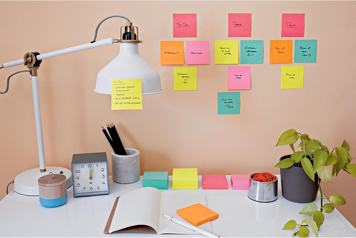 Post-it Super Sticky Notes, 12 Sticky Note Pads, 3 x 3 in., School Supplies, Office Products, 2X the Sticking Power, Supernova Neons Collection - Image 18