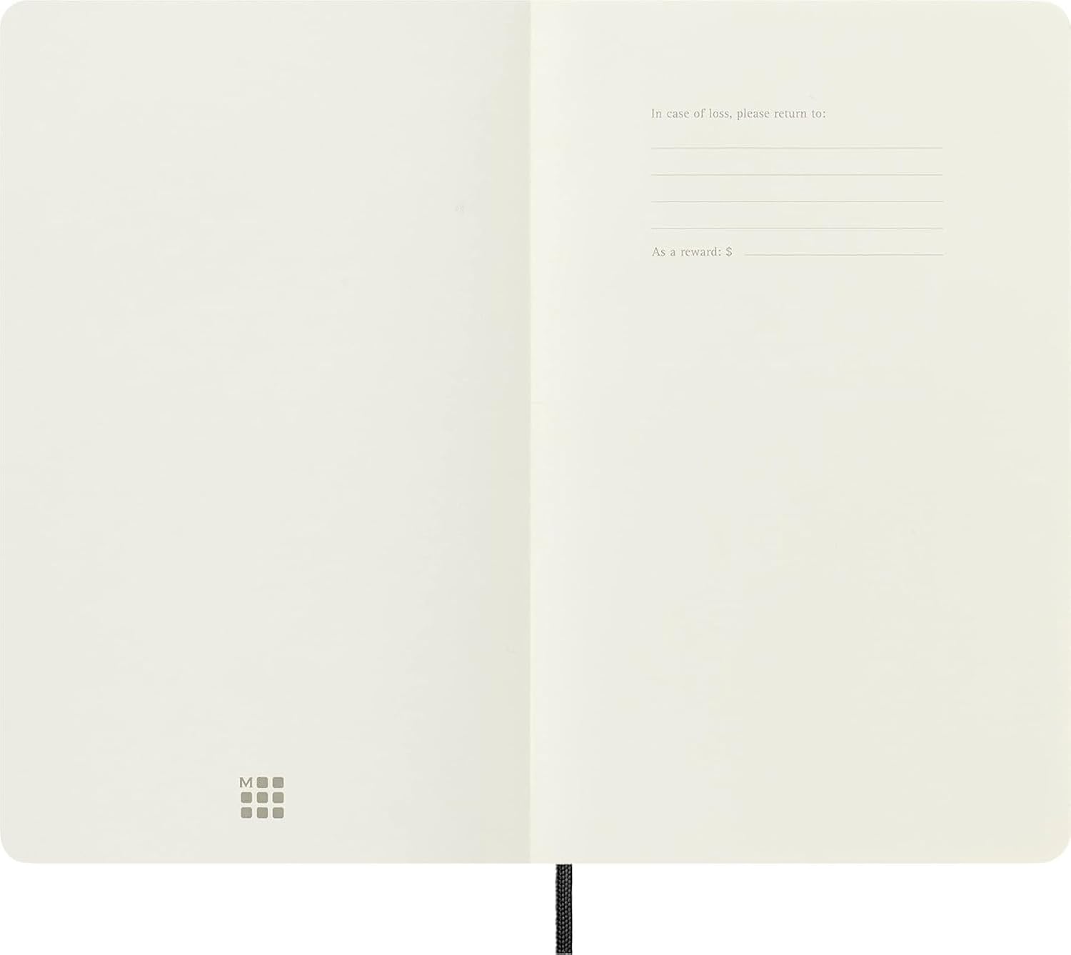 Moleskine Classic Notebook, Soft Cover, Squared/Grid, Large (5" x 8.25"), Black, 192 pages - Image 4