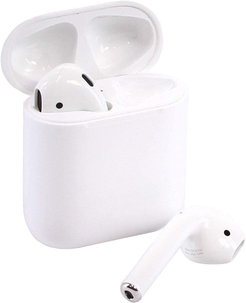 (Renewed) Apple AirPods 2 with Charging Case - White