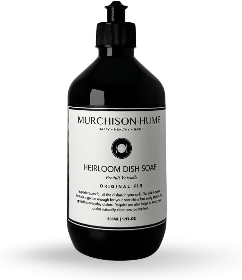 Murchison-Hume Heirloom Dish Soap | Plant-Based Dishwashing Liquid | Cuts Grease | Gentle on Hands | Hypoallergenic | Biodegradable | Safe for Fine China | Original Fig | 17 fl oz - Image 2